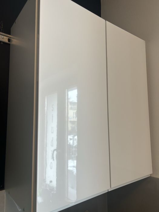 Szafka kuchenna wisząca bialy połysk jak nowa