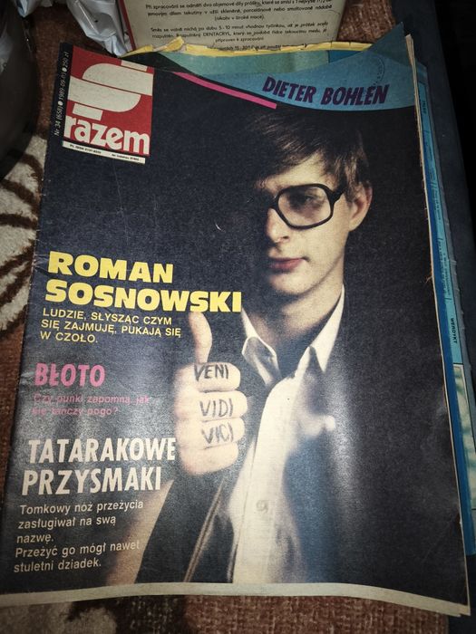 Razem ilustrowany tygodnik młodzieży Nr 34 z 1989