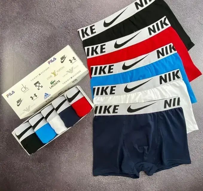 Нижня білизна. Чоловічі труси 5 шт + подарункове пакування!