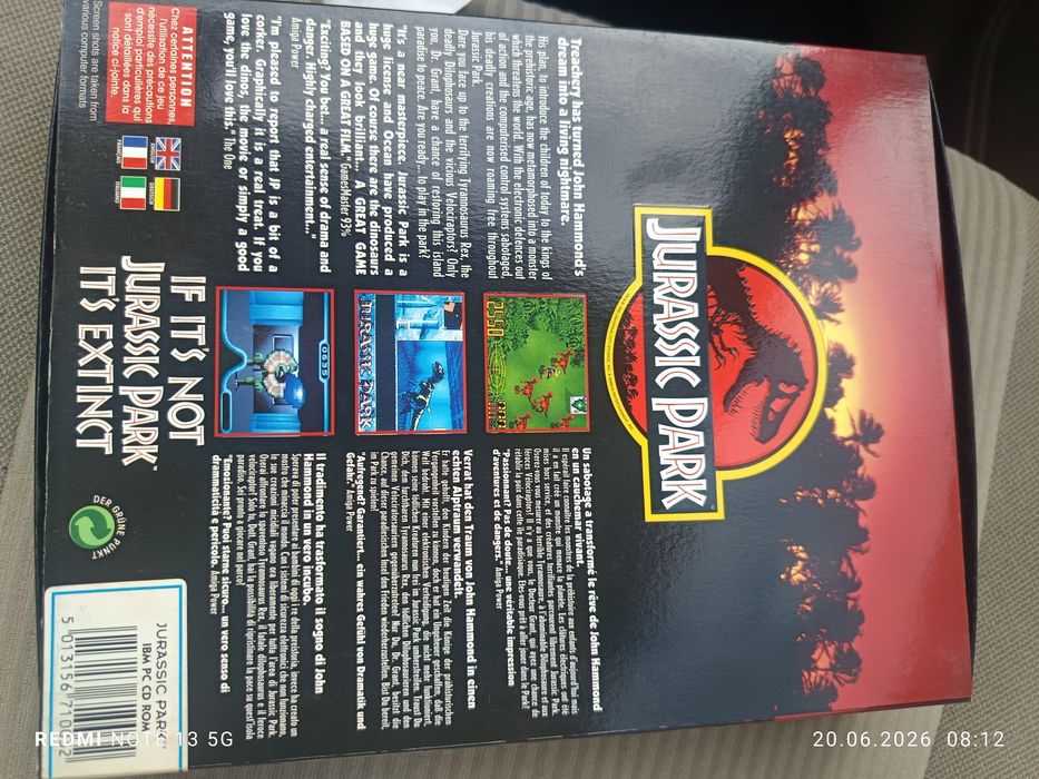 Jurassic park big box pc