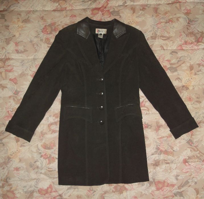 Кардиган / пиджак женский тёмно-зелёный (Италия) 46 р