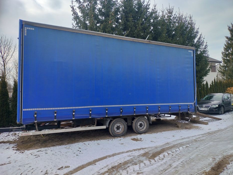 Przyczepa plandeka tandem plandex