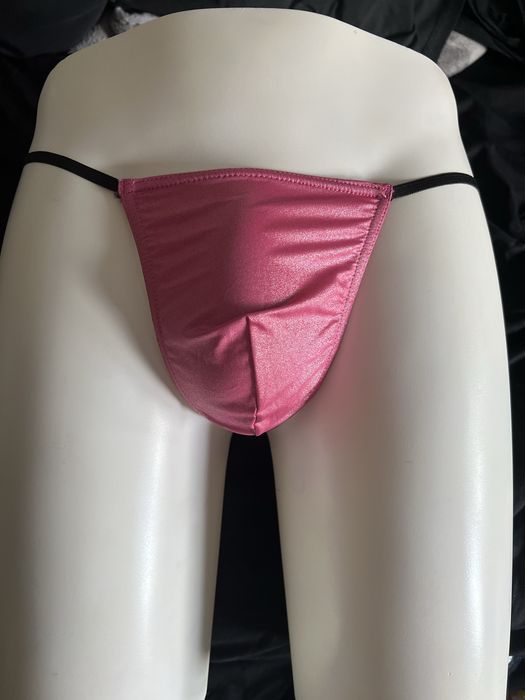 Tanga pink homem XL