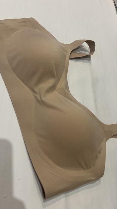 Безшовний бюстгалтер топ бежевий ORHIDEJA