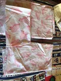 jogo de cama para crianca solteiro passaros tons rosa