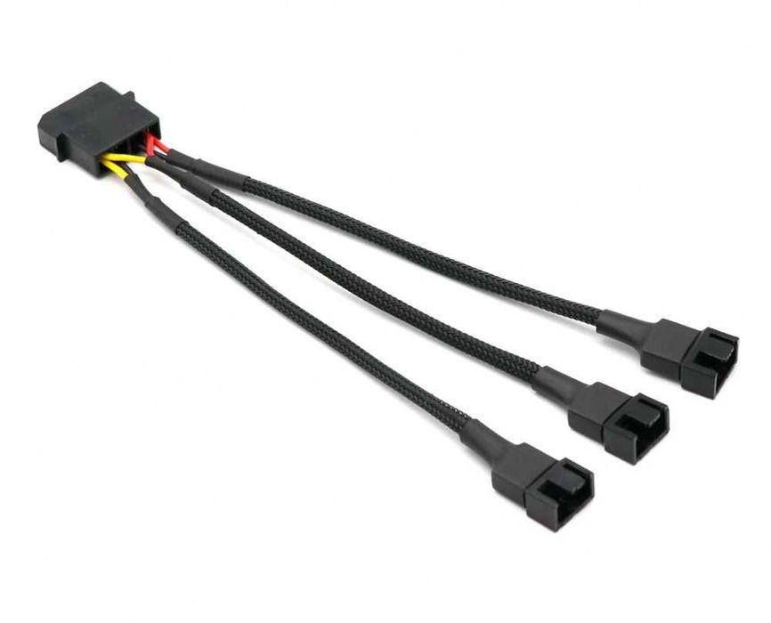 Адаптер Molex => 3x 3-/4-pin 5/7/12V