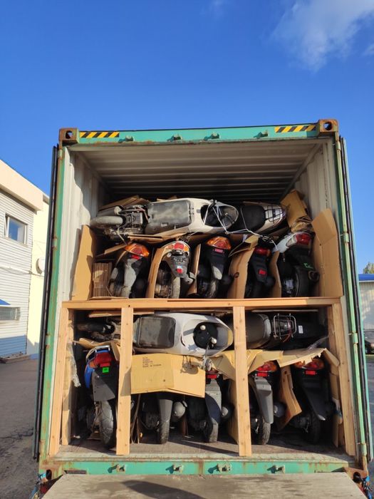 Разборка японских мопедов Honda dio27-34 yamaha jog Suzuki lets pallet ...