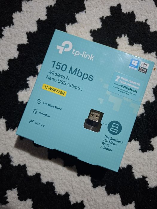 Продам новый Wi-Fi адаптер TP-Link TL-WN725N
