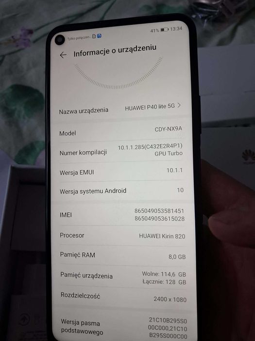 Huawei p40 lite 8ram