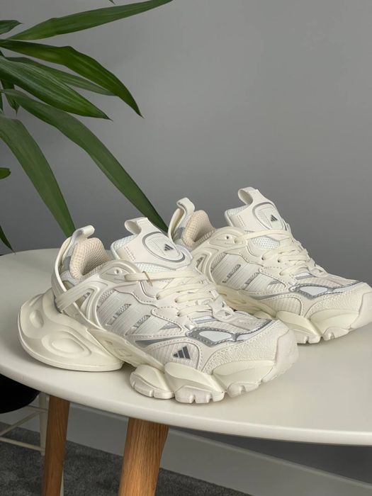 Кросівки Adidas Vento XLG Runner Deluxe Cloud White Grey • Адідас хлдж (білі)