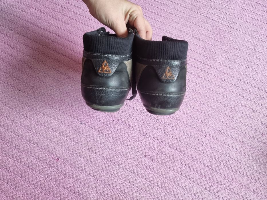 Ténis Sapatilhas Le Coq Sportif em pele preta