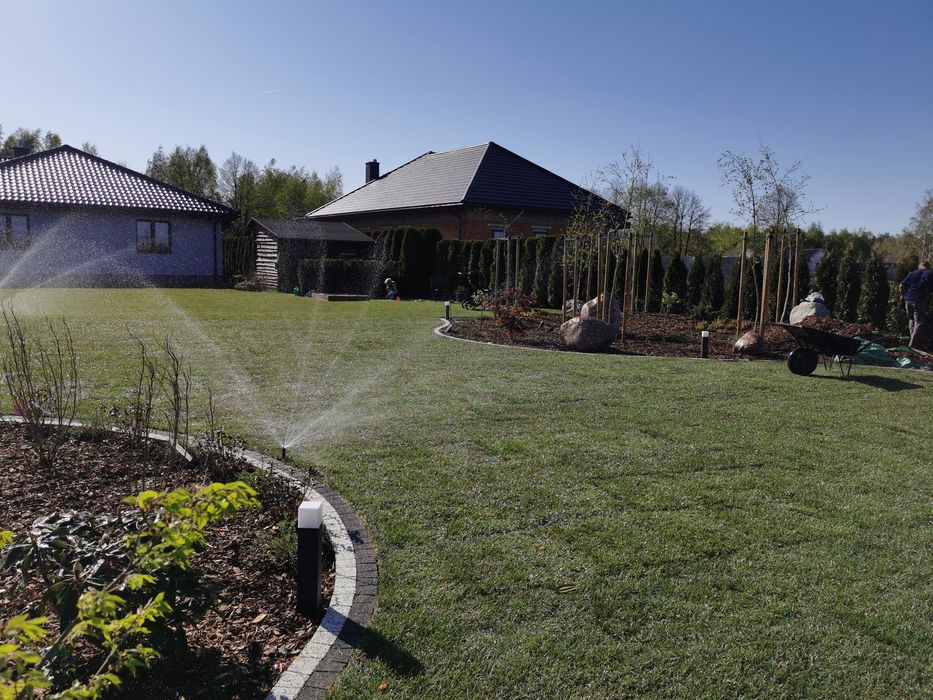 Systemy automatycznego nawadniania ogrodu. Podelawanie ogrodu