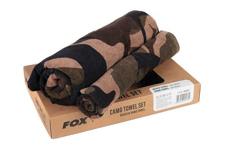 Fox Camo beach / hand towe ręczniki set 2szt.