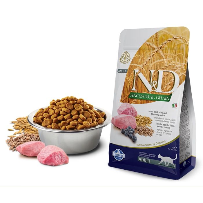 Farmina N&D Cat (Low Grain) Adult - Borrego / Frango / Neutered