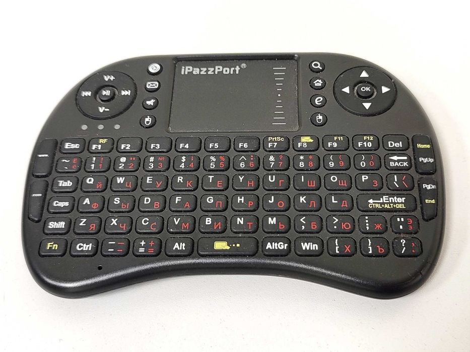 Бездротова міні-клавіатура iPazzport з тачпадом та мишею