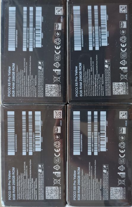 Poco X8 PRO 8*256 Yellow Global Version New скло в подарунок