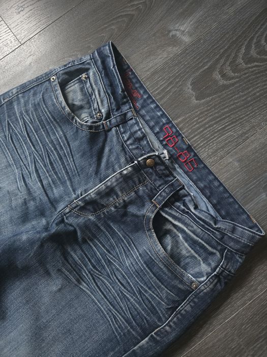 прямі джинси з гарними фейдами straight faded jeans sk8 y2k dc ск8 у2к дс