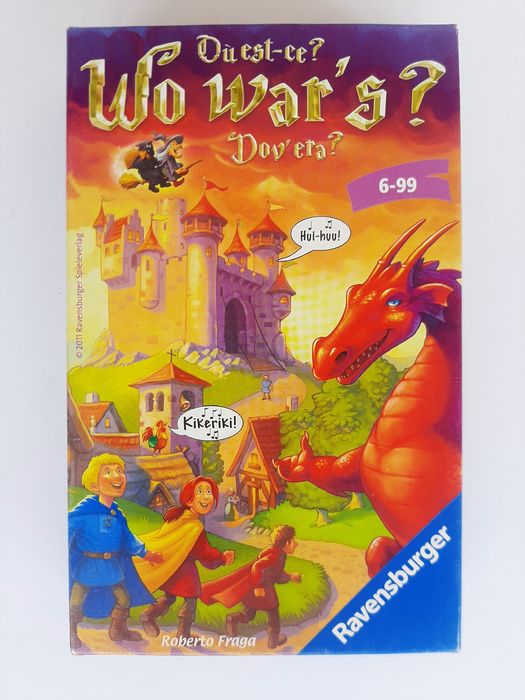 Развивающая настольная игра "Где это было?" Wo war's?