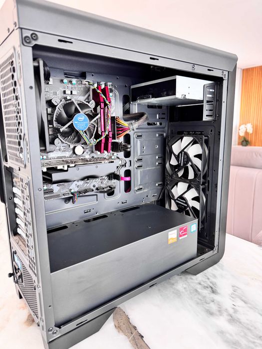 PC Gaming i5 7ª Geração + GTX 1050 Ti + SSD 250GB + 1TB HDD - Caixa Nox Hummer
