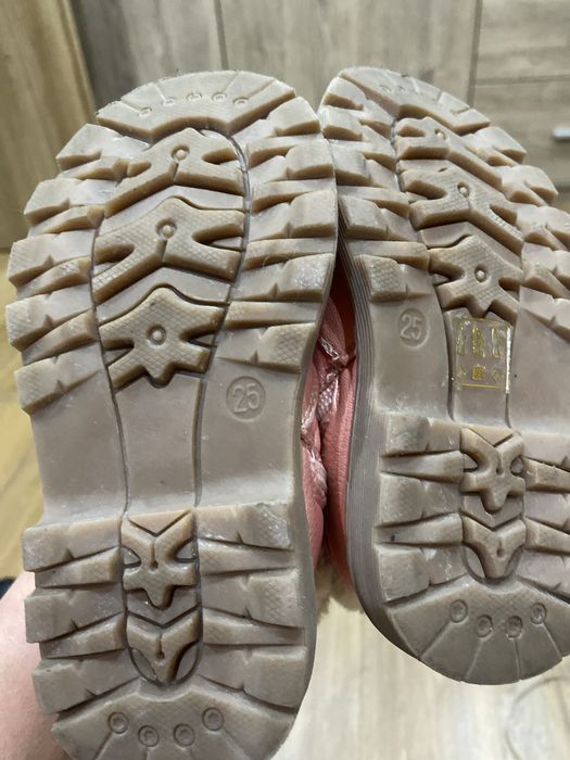 Buty zimowe ocieplane dla dziewczynki rozm 25