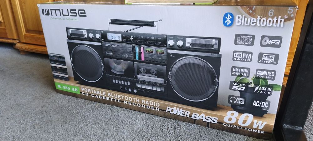Radioodtwarzacz MUSE Bluetooth/CD/kasety