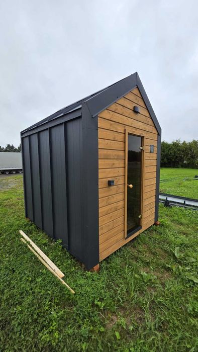 Sauna ogrodowa domek ogrodowy jacuuzi