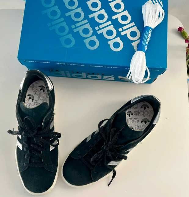 Adidas Campus buty damskie 80s czarne srebrne 36 2/3 nowe oryginalne