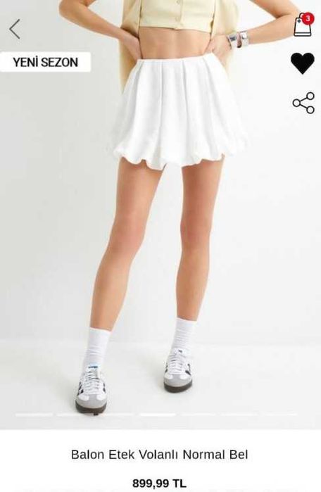 міні спідниця-балон