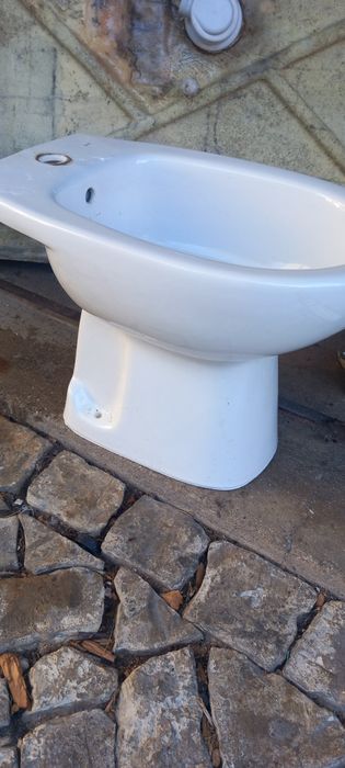 Bide de wc como novo com torneira misturadora