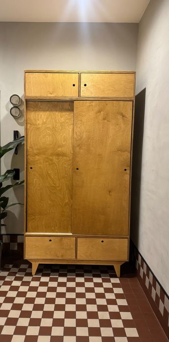 FRYGA designerska szafa ze sklejki w skandynawskim stylu