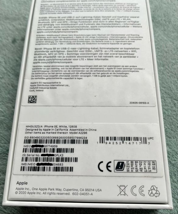 Iphone SE 2020 128 GB czerwony 78%