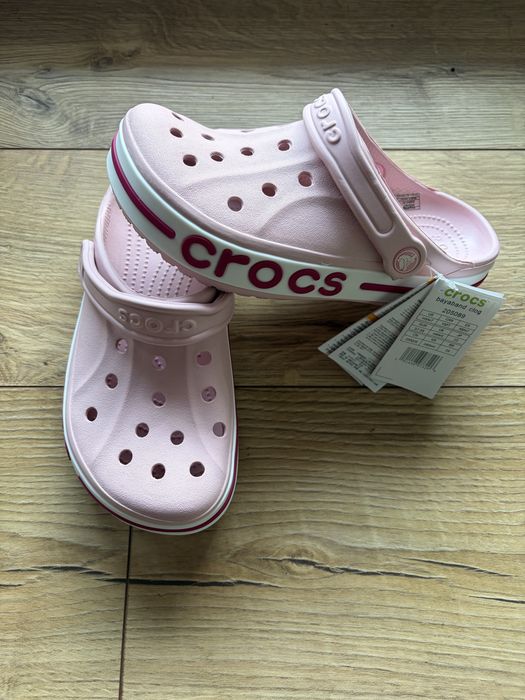 Crocs pudrowy róż klapki 37-38