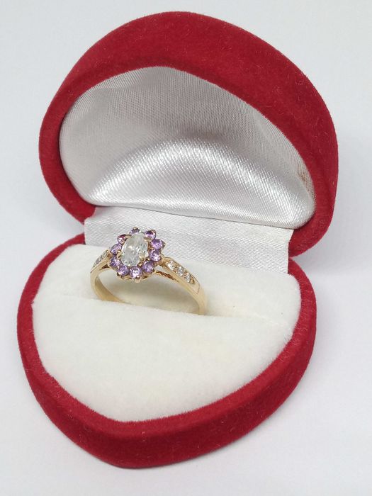 Lombardowski. Złoty pierścionek pr.585 2,48g rozm. 16 DB stan