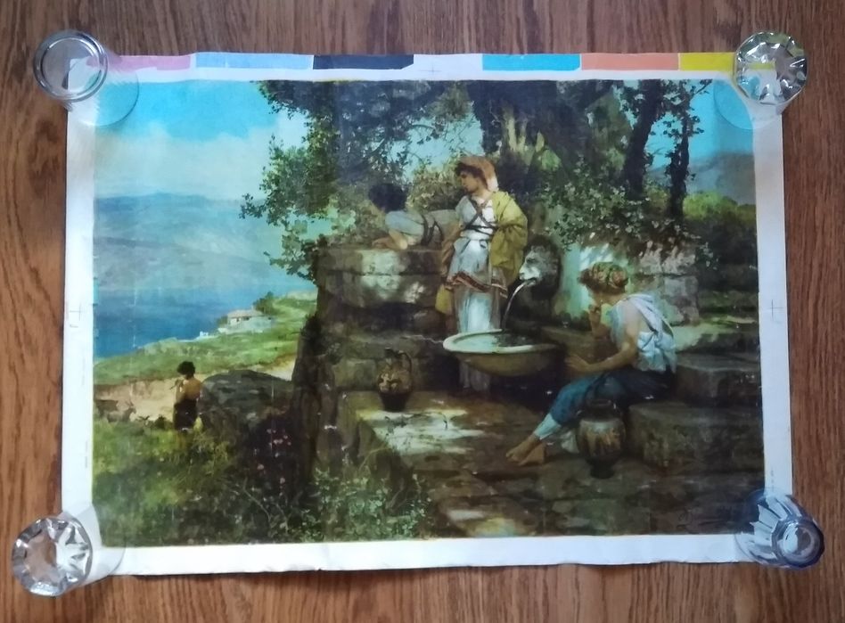 Картина печать на холсте 1974 г.