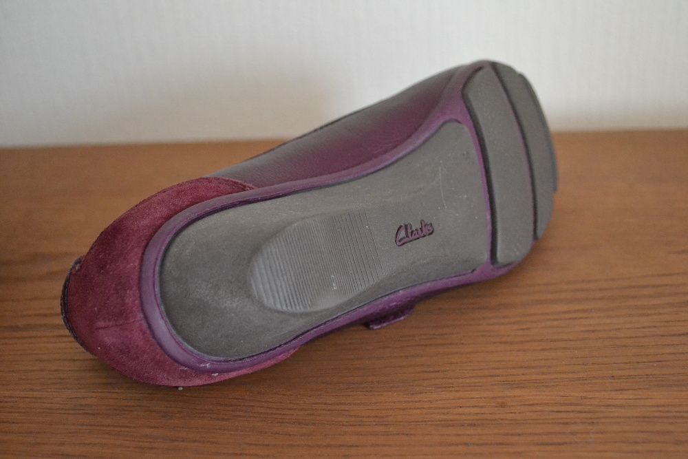Clarks skórzane buty roz 40