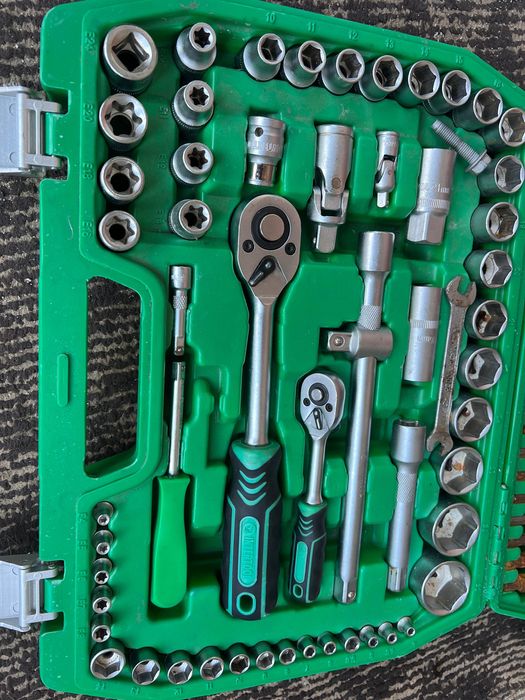 Набір інструменту, трещотка головки 108шт Intertools