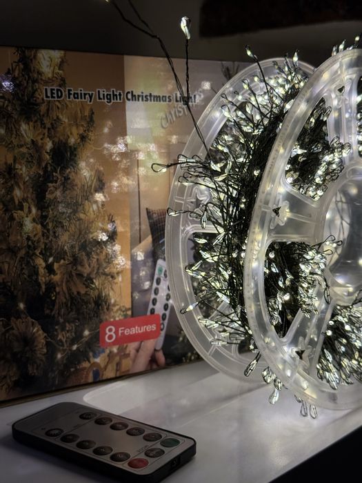 Гірлянда роса мішура, хвойна лапа,  , 50 м , 100 м