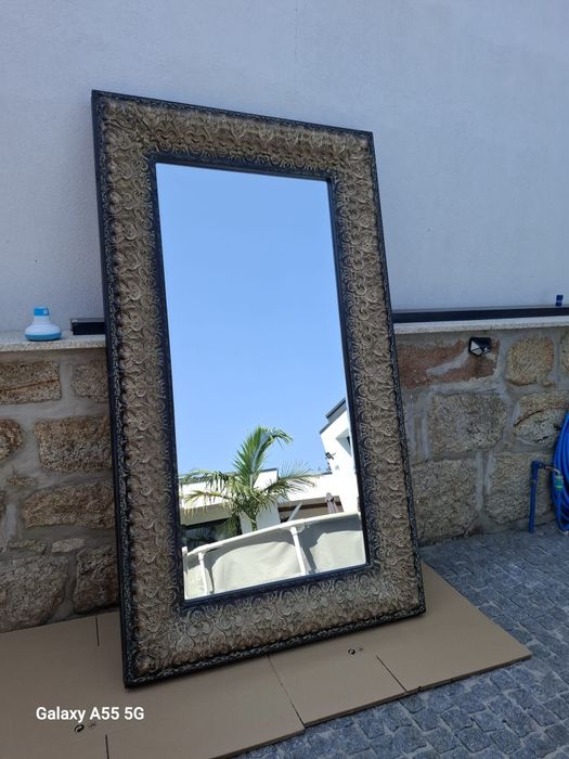 Espelho vintage,altura 2.10cm,largura 1.40cm