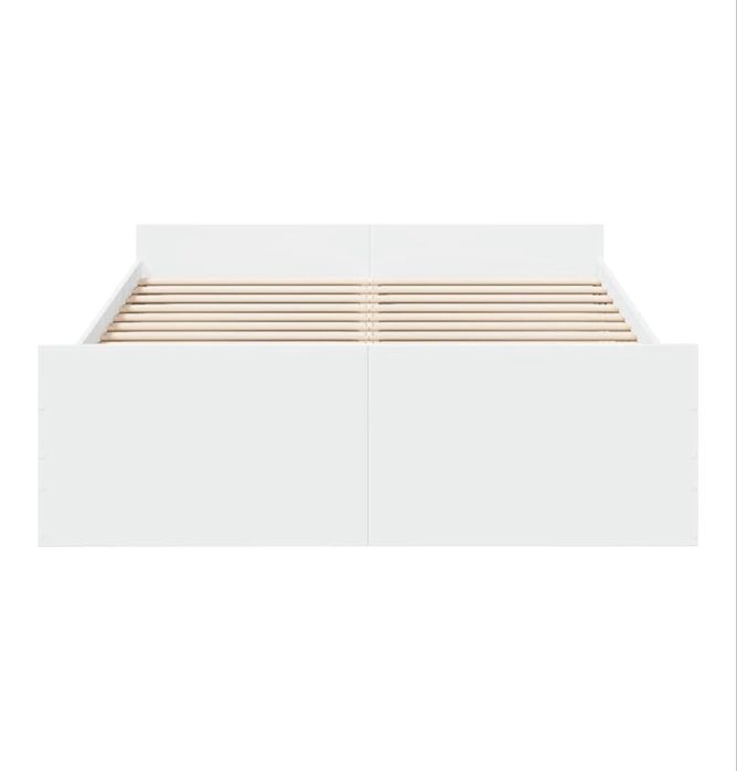 Cama Vida XL, com gavetas - cor branca - 140x190cm