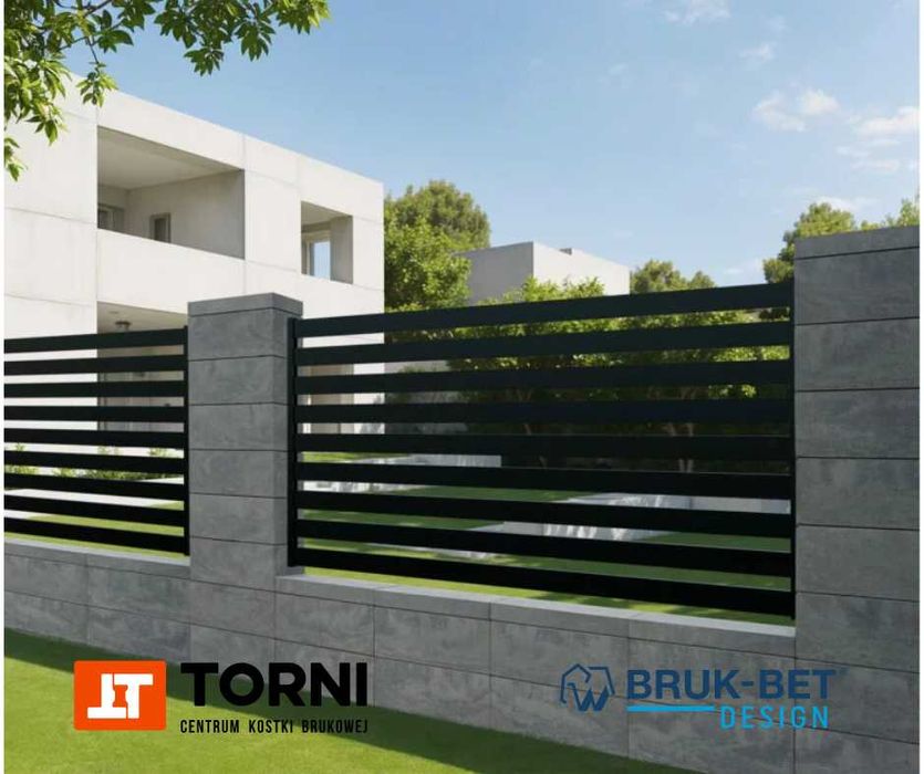 TORNI Pustak ogrodzeniowy REZYDENCJA NOVATOR 50x19x19 Melanż Bruk-bet