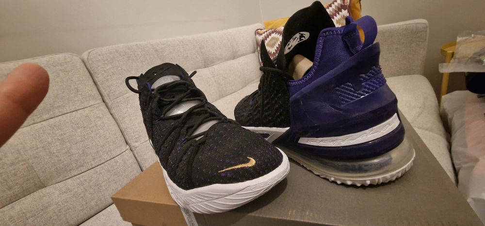 Nike Lebron XVIII, Lakers, 45,5/11,5, stan idealny