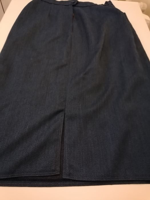 Saia comprida azul T 38