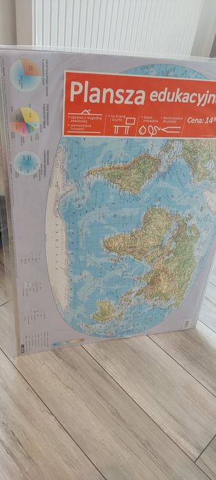 Plansza edukacyjna nowa mapa