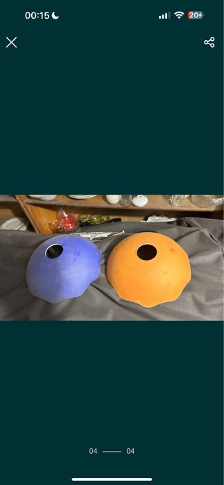 Klosz na zyrandol lampa kinkiet wahadlo art deco lampa naftowa bialy