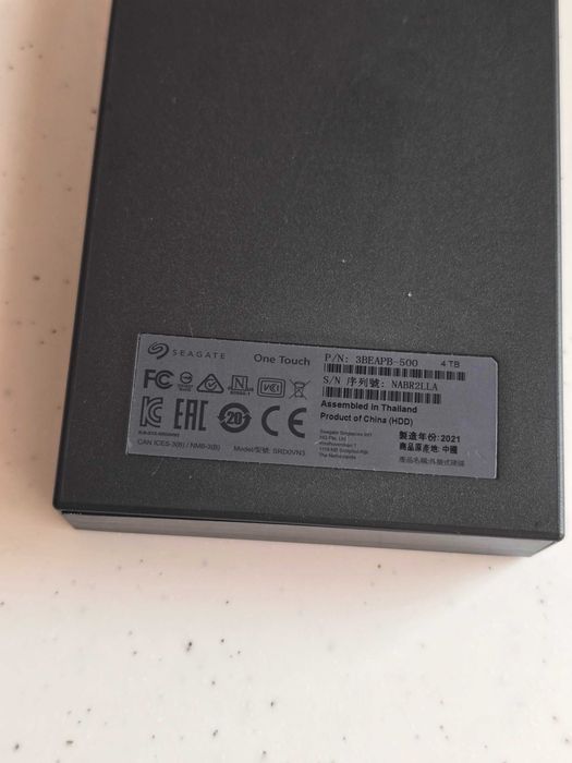 Seagate One Touch 4TB зовнішній HDD USB 3.0, SMART добрий
