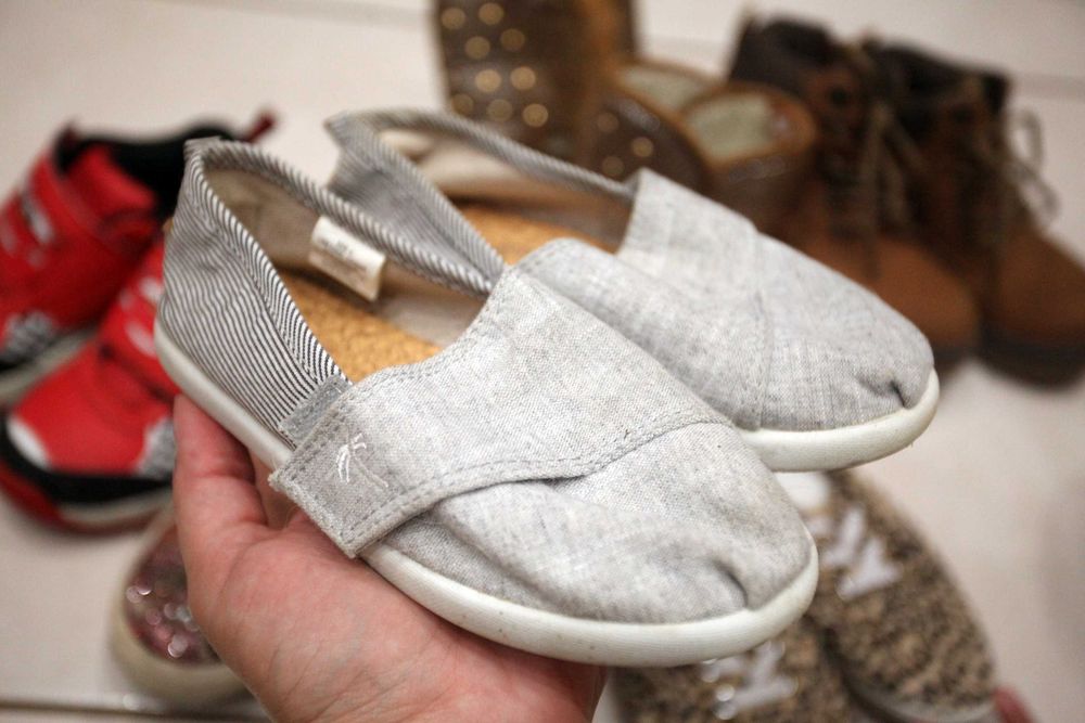 Slipony trampki espadryle z bawełny Zara rozmiar 27, unisex