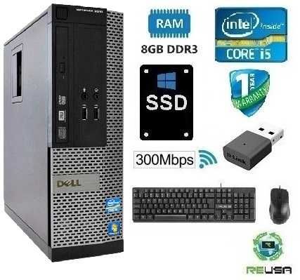 Desktop Dell OptiPlex 3010/7010 SFF | i5-3470 | 8GB DDR3 | SSD 240GB | Wi-Fi | W10