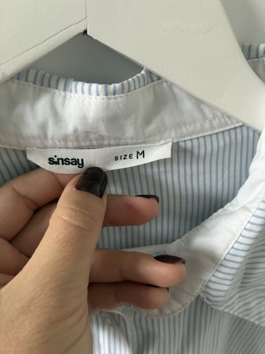 Koszula damska w paski oversize