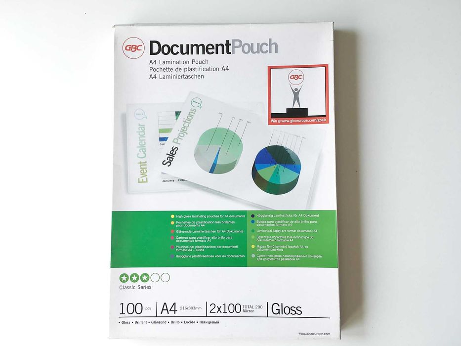 Laminator A4, GBC HeatSeal H212 (jak nowy) + pudełko folii