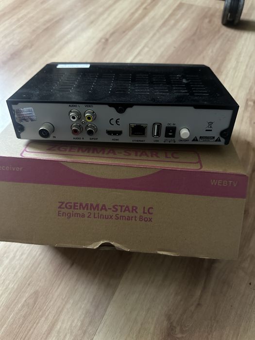 Box Zgemma cabo como nova